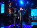A sintonia dos dois foi total no palco